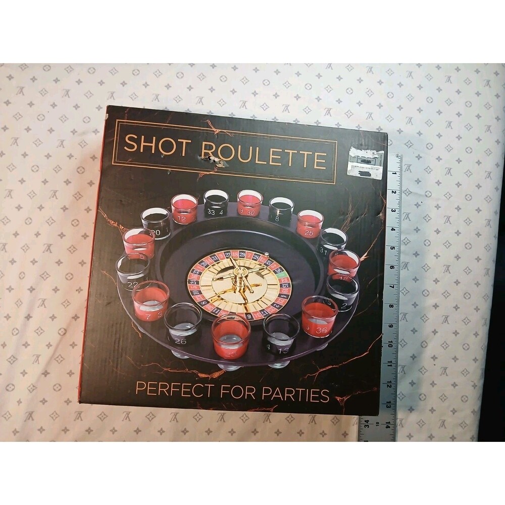 Shot Roulette Cheers Great Party Drinking Game For The Holidays New in Box